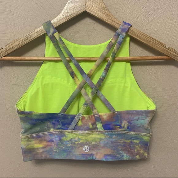 Lululemon Energy High-Neck Longline Tough Bra *Medium Support, B-D Cups Size 6 - Picture 3 of 8